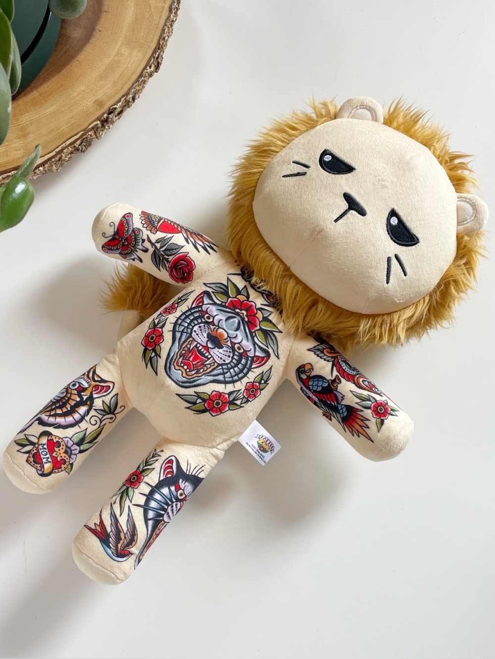 Tattoo Zoo Samuele the Alpha Male Lion Plushie